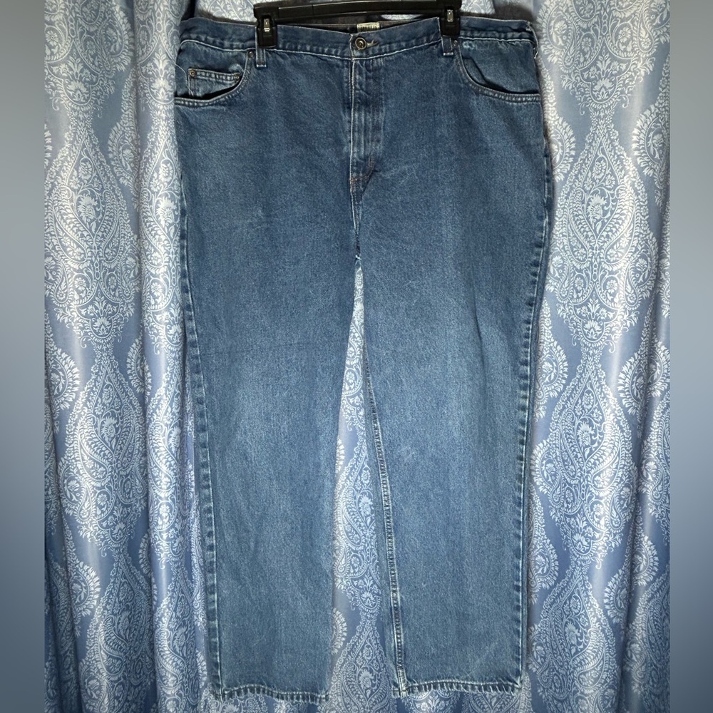 Men’s RedHead 42x32 Relaxed Fit Blue Jeans Workwear Hunting Outdoor Denim